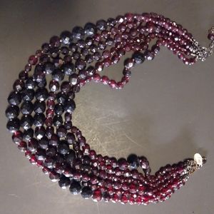 Beaded ombre necklace